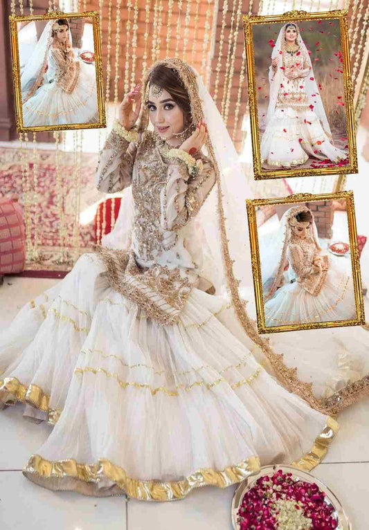 BRIDAL OFF WHITE GARARA